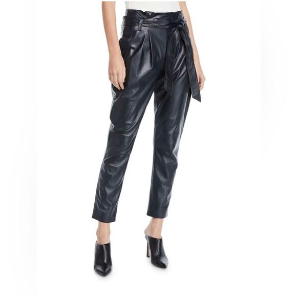 NWT EQUIPMENT isidore 100% leather trousers